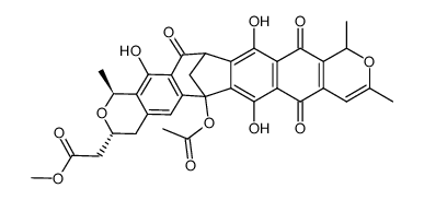 ε-Naphthocyclinon结构式