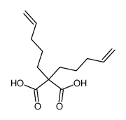 2,2-di(pent-4-en-1-yl)malonic acid Structure
