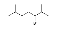 3-bromo-2,6-dimethyl-heptane Structure