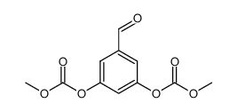 3,5-bis-methoxycarbonyloxy-benzaldehyde结构式