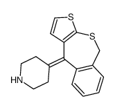 4-(4-piperidylidene)-4,9-dihydrothieno(2,3-c)-2-benzothiepin Structure