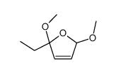 5-ethyl-2,5-dimethoxy-2H-furan Structure