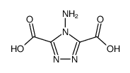 4-amino-4H-[1,2,4]triazole-3,5-dicarboxylic acid Structure