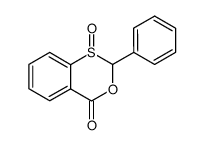 2-phenylbenzo[d]-1,3-oxathiin-4-one 1-oxide结构式