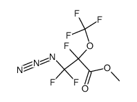 methyl 3-azido-2-(trifluoromethoxy)-2,3,3-trifluoropropionate结构式