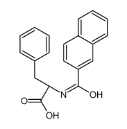 (2R)-2-(naphthalene-2-carbonylamino)-3-phenylpropanoic acid Structure