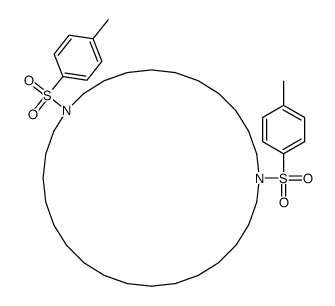 1,12-bis-(4-methylphenyl)sulfonyl-1,12-diazacyclooctacosane结构式