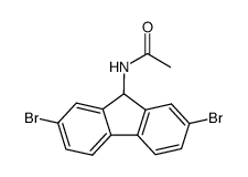 N-(2,7-dibromo-fluoren-9-yl)-acetamide Structure