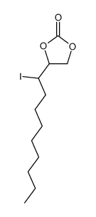 4-(1-iodononyl)-1,3-dioxolan-2-one结构式