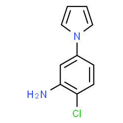 2-Chloro-5-pyrrol-1-yl-phenylamine structure