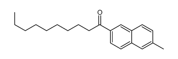 1-(6-methylnaphthalen-2-yl)decan-1-one结构式