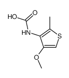 (4-methoxy-2-methylthiophen-3-yl)carbamic acid Structure