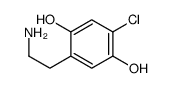 2-(2-aminoethyl)-5-chlorobenzene-1,4-diol Structure