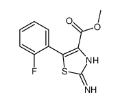 Methyl 2-amino-5-(2-fluorophenyl)-1,3-thiazole-4-carboxylate Structure