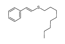 (E)-n-octyl(styryl)sulfane Structure