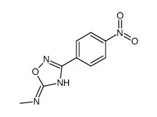 N-methyl-3-(4-nitrophenyl)-1,2,4-oxadiazol-5-amine结构式