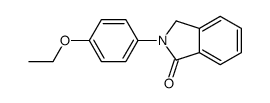 2-(4-ethoxyphenyl)-3H-isoindol-1-one结构式