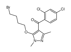 5-(4-bromobutoxy)-4-(2,4-dichlorobenzoyl)-1,3-dimethylpyrazole Structure