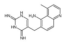 5-[(5-amino-4-methylquinolin-6-yl)methyl]pyrimidine-2,4-diamine Structure