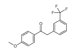 1-(4-methoxyphenyl)-2-[3-(trifluoromethyl)phenyl]ethanone Structure