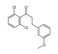 2',6'-DICHLORO-3-(3-METHOXYPHENYL)PROPIOPHENONE结构式