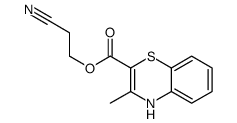 2-cyanoethyl 3-methyl-4H-1,4-benzothiazine-2-carboxylate Structure