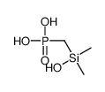 [hydroxy(dimethyl)silyl]methylphosphonic acid结构式