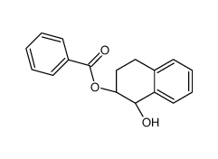 [(1S,2S)-1-hydroxy-1,2,3,4-tetrahydronaphthalen-2-yl] benzoate结构式