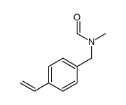 N-[(4-ethenylphenyl)methyl]-N-methylformamide Structure