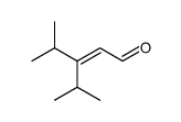 2-Pentenal, 4-methyl-3-(1-methylethyl) Structure