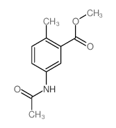 5-Acetylamino-2-methylbenzoic acid methyl ester structure