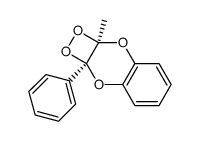 2a,8a-dihydro-2a-methyl-8a-phenylbenzo(b)(1,2)dioxeto(3,4e)(1,4)dioxin Structure