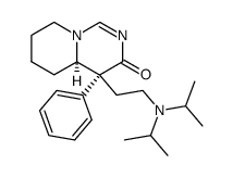 (4R,4aR)-4-(2-Diisopropylamino-ethyl)-4-phenyl-4,4a,5,6,7,8-hexahydro-pyrido[1,2-c]pyrimidin-3-one结构式