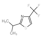 2-(1-甲基乙基)-4-(三氟甲基)噻唑结构式