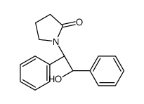 1-[(1S,2R)-2-hydroxy-1,2-diphenylethyl]pyrrolidin-2-one结构式