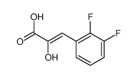 3-(2,3-difluorophenyl)-2-hydroxyprop-2-enoic acid Structure