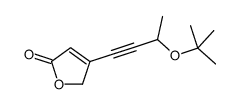3-[3-[(2-methylpropan-2-yl)oxy]but-1-ynyl]-2H-furan-5-one结构式