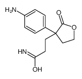 3-[3-(4-aminophenyl)-2-oxooxolan-3-yl]propanamide Structure