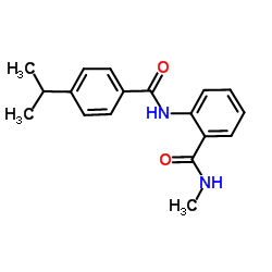 2-[(4-Isopropylbenzoyl)amino]-N-methylbenzamide Structure