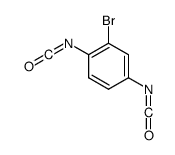 2-bromo-1,4-diisocyanatobenzene Structure