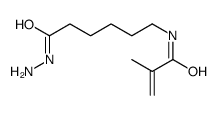 N-(6-hydrazinyl-6-oxohexyl)-2-methylprop-2-enamide结构式