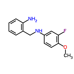 N-(2-Aminobenzyl)-3-fluoro-4-methoxyaniline结构式