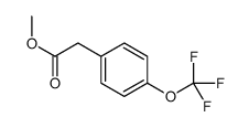 4-(Trifluoromethoxy) benzeneacetic acid Methyl ester Structure