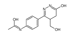 N-[4-[4-(hydroxymethyl)-6-oxo-4,5-dihydro-1H-pyridazin-3-yl]phenyl]acetamide Structure