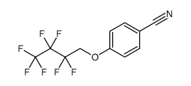 Benzonitrile, 4-(2,2,3,3,4,4,4-heptafluorobutoxy)结构式