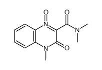 4-methyl-3-oxo-1-oxy-3,4-dihydro-quinoxaline-2-carboxylic acid dimethylamide结构式
