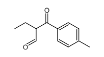 2-p-toluoyl-butyraldehyde Structure