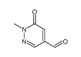 1-methyl-6-oxo-1,6-dihydropyridazine-4-carbaldehyde Structure