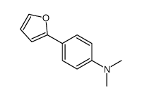 4-(furan-2-yl)-N,N-dimethylaniline结构式