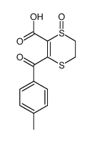 3-p-Toluoyl-1-oxo-1λ4-5.6-dihydro-<1.4>dithioxin-2-carbonsaeure结构式